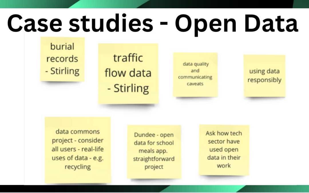 SODU 2020 - case studies on open data in Scotland