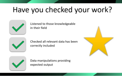 Have you checked your work?