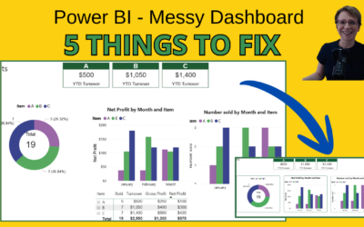 Power BI – messy dashboard